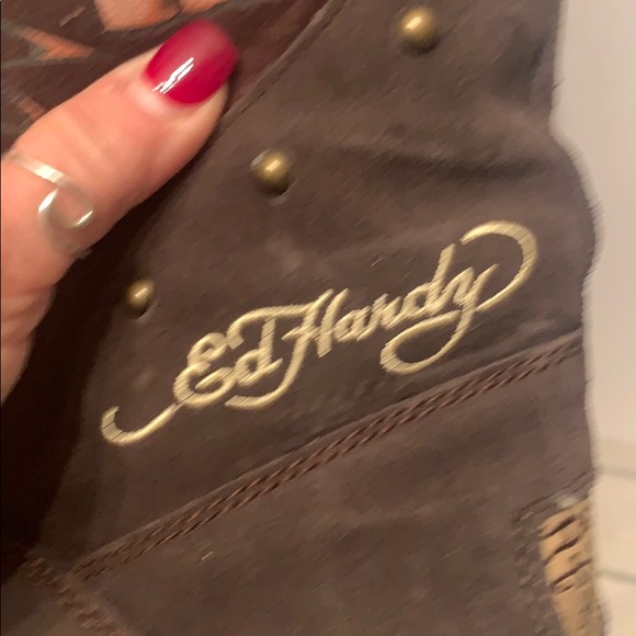 ED HARDY Boots for Women - Vestiaire Collective Ed Hardy Snowblazers Sz 10